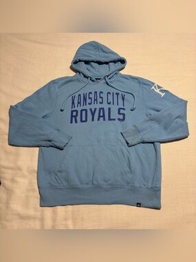 Men’s ‘47 Brand Kansas City Royals Hoodie | Light Blue | Size Large